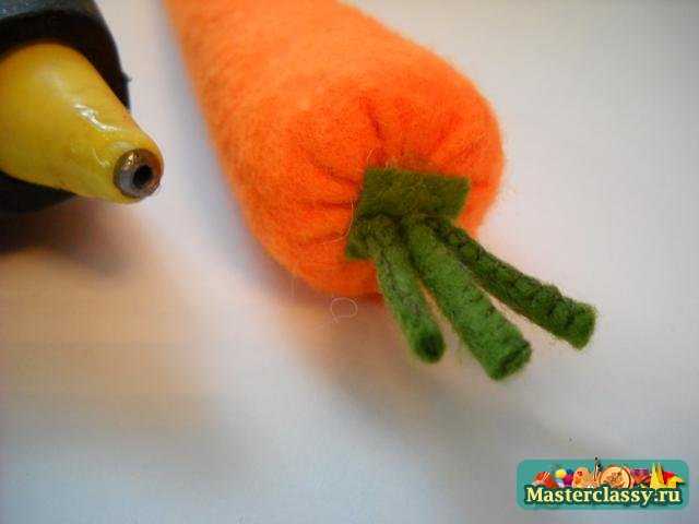 Шьем морковку из флиса для зайца за 7 шагов: Мастер-Классы в журнале Ярмарки Мастеров