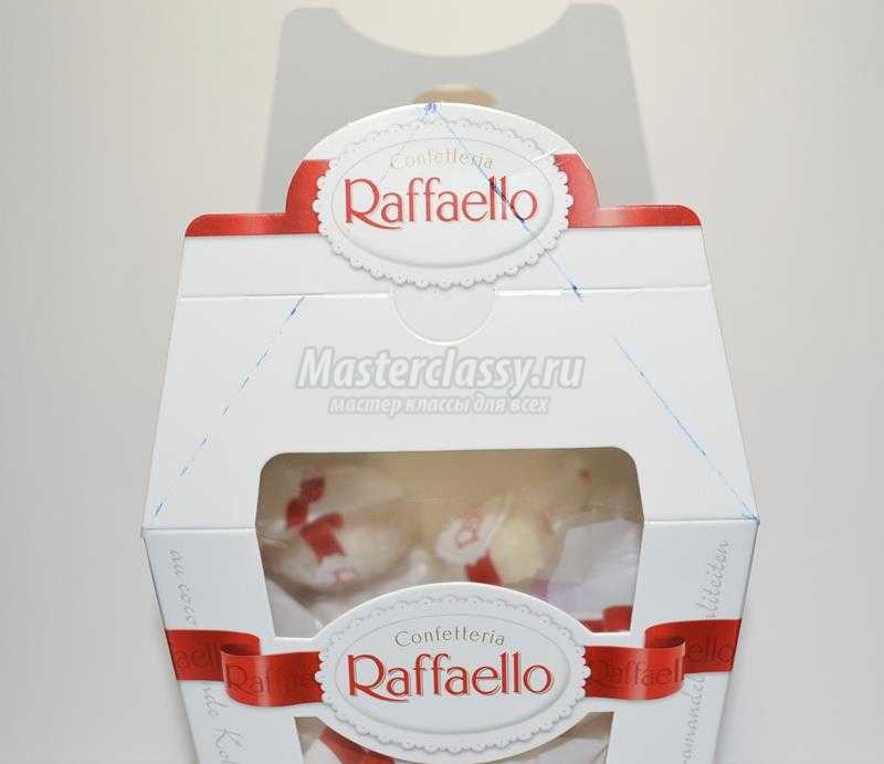 Домик из коробки с конфетами «Рафаэлло». Мастер-класс
