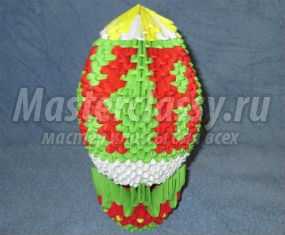 Модульное Оригами Пасхальное Яйцо Пошаговая Инструкция - фото 7