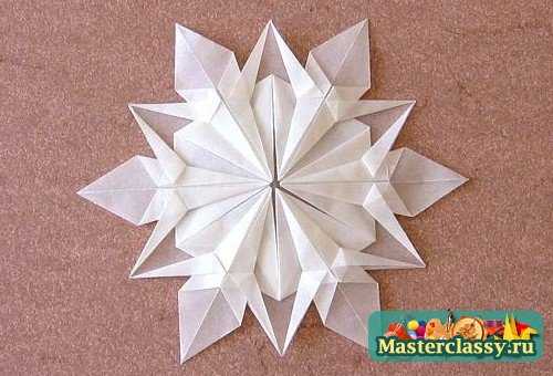 Оригами – снежинка