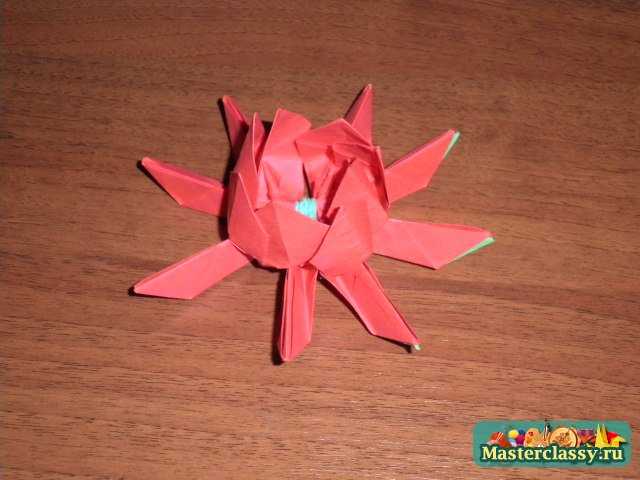оригами лотос