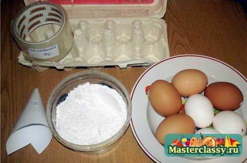 Поделки из гипса: декоративные яйца к Пасхе