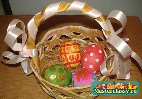 Поделки из гипса: декоративные яйца к Пасхе