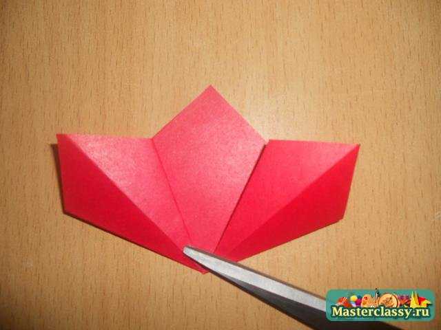 Оригами цветы мастер класс