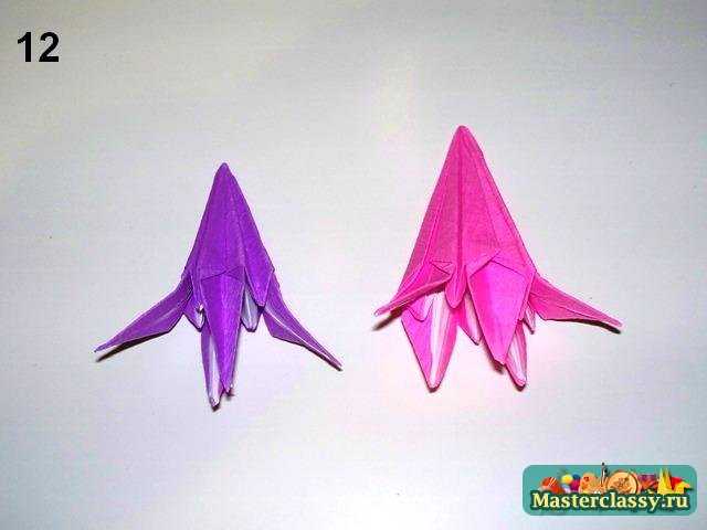 Лилия оригами фото 12