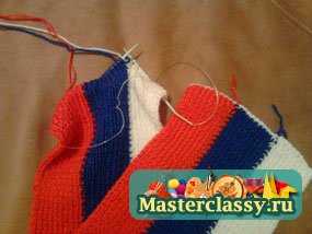 Вязание шарфа. Мастер класс