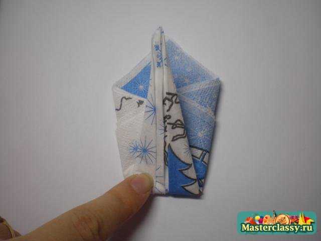 Салфетка-оригами. Лебедь. Мастер класс