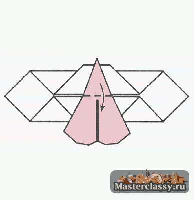 Оригами Петушок