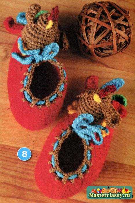 Вязание детям на зиму. Носки, пинетки и варежки