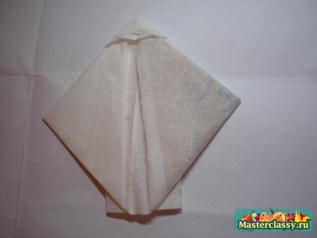 Салфетка – оригами Мотылек. Мастер класс