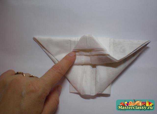 Салфетка – оригами Мотылек. Мастер класс