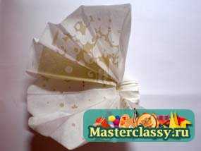 Салфетка – оригами «Мотылек». Мастер класс