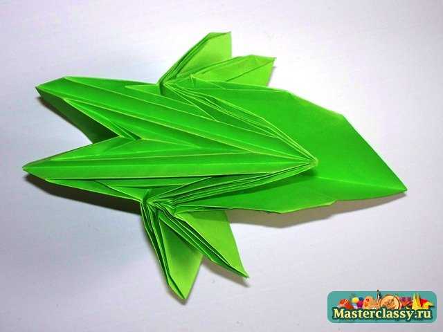 Сборка листа оригами