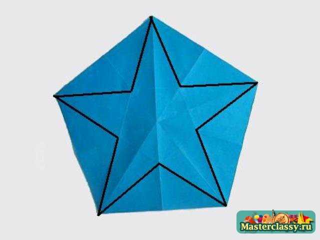 Исходная форма. Пятиугольник оригами