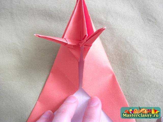 Оригами из одного листа. Павлин. Мастер класс