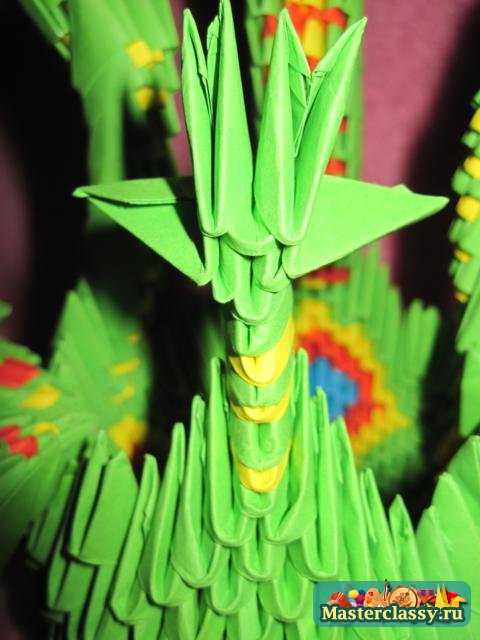 оригами дракон мастер класс