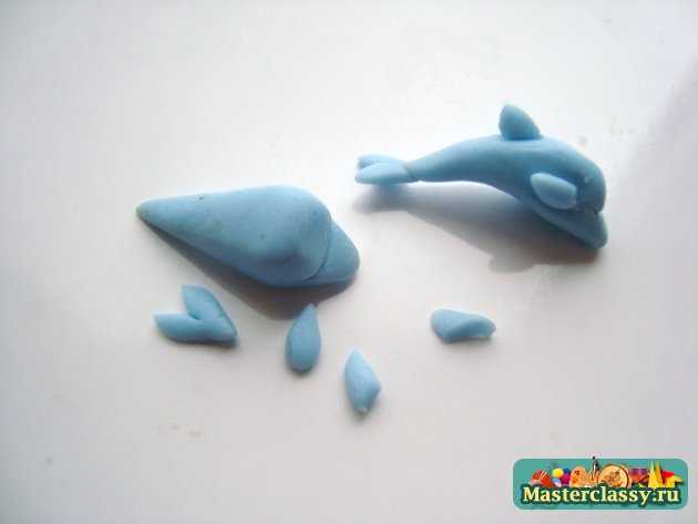 Серьги Дельфины