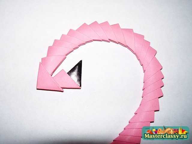 Сборка Фламинго оригами