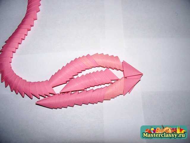 Сборка Фламинго оригами