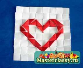 Оригами для детей. Сердце. Мастер-класс