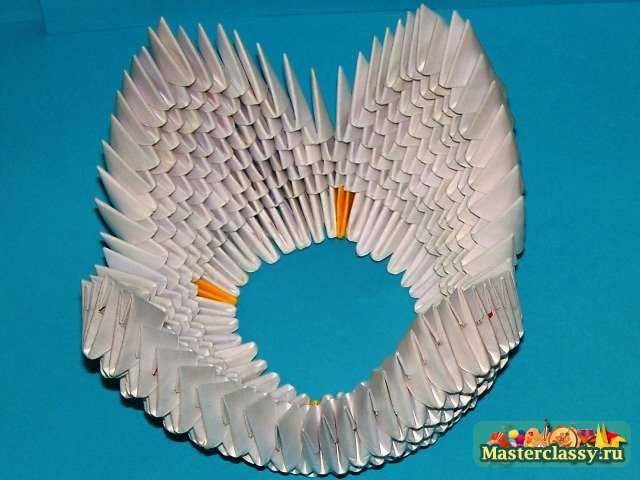 Цыпленок нижняя скорлупа модульное оригами