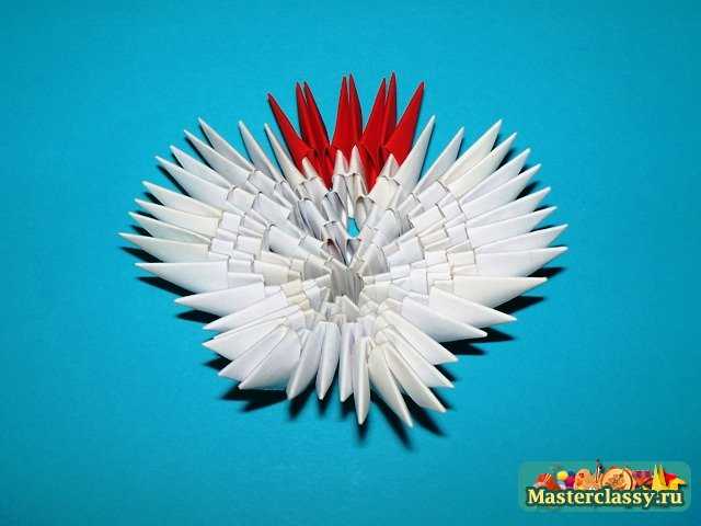 Цыпленок верхняя скорлупа модульное оригами