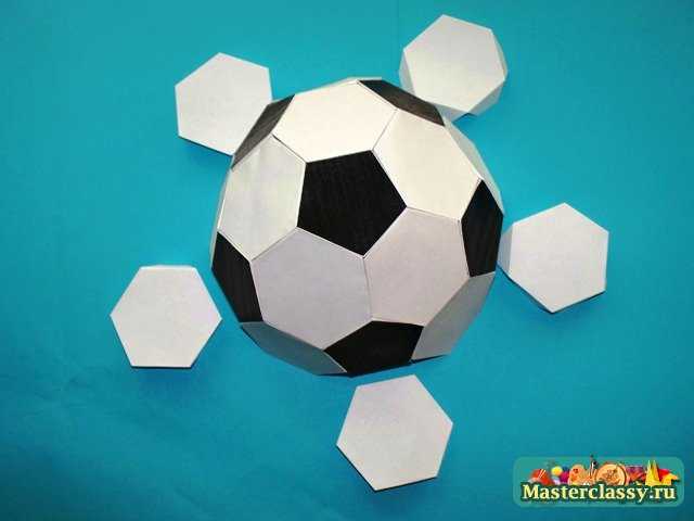 Сборка Кусудамы Футбольный мяч