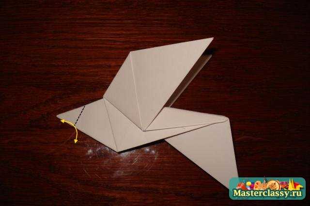 Оригами - голуби. Мастер класс с пошаговыми фото