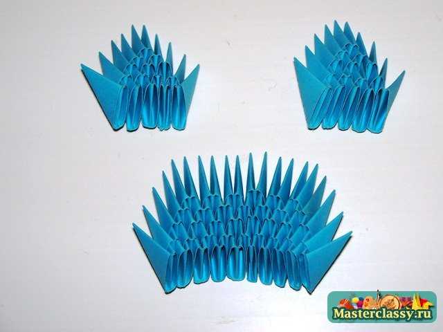 Модульное оригами Туловище слона