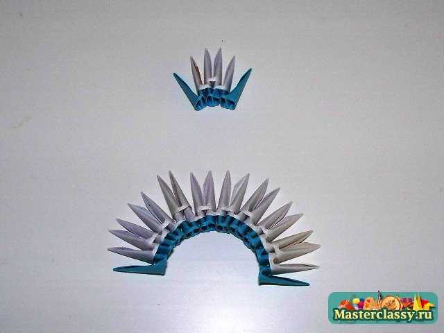 Модульное оригами Шапка для слона