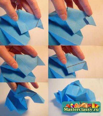 Оригами из бумаги. Роза