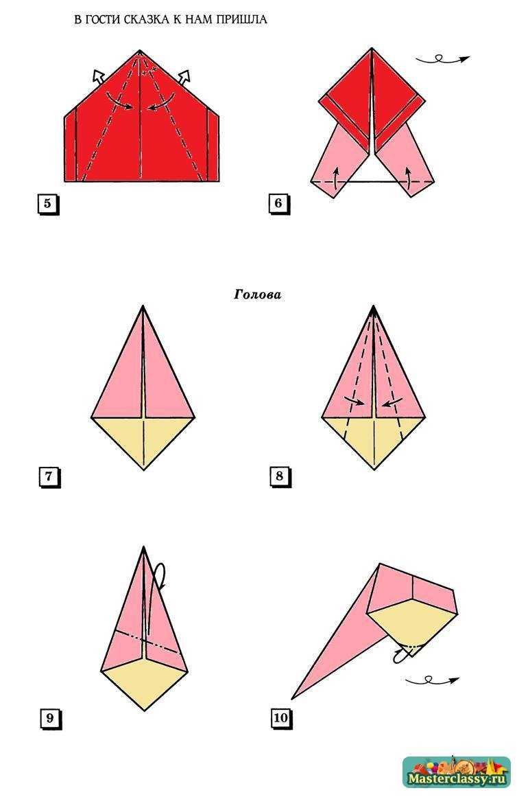 Оригами для детей. Аленушка