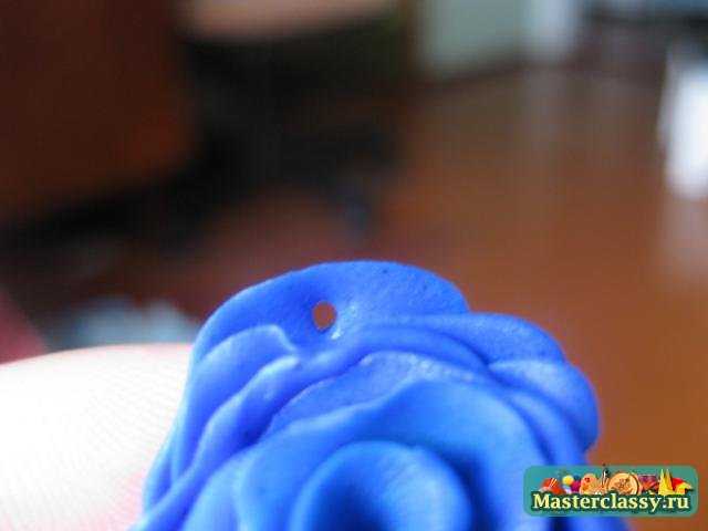 Серьги и кольцо Розы из полимерной глины. Мастер класс с пошаговыми фото