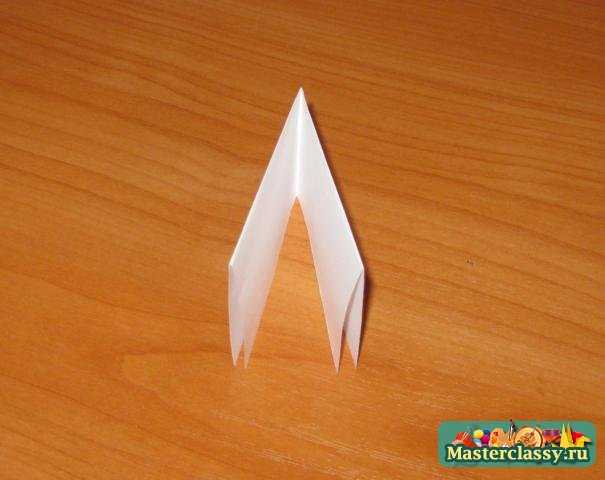 Оригами мастер класс. Котик