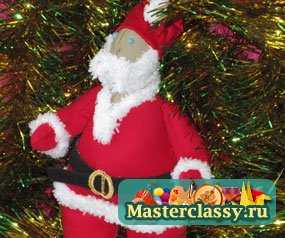 Тильда Санта Клаус. Мастер класс с пошаговыми фото и подробным описанием