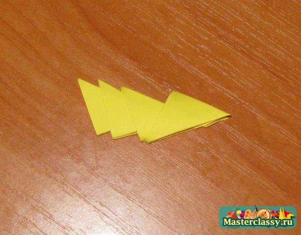 Модульное оригами. Утенок. Мастер класс с пошаговыми фото