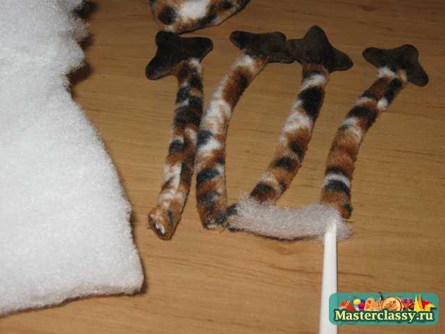 Детская подушка – игрушка - жираф выполненная своими руками. Мастер класс