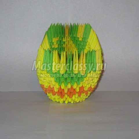 Пасхальное яйцо. Модульное оригами