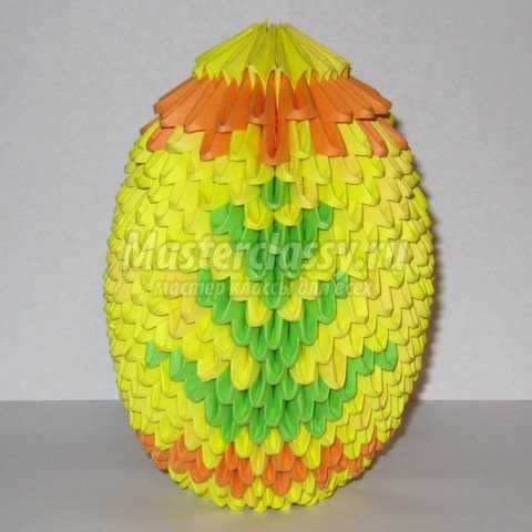 Пасхальное яйцо. Модульное оригами