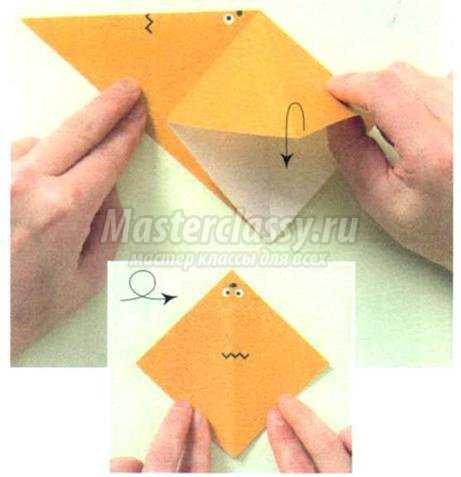 оригами. Обезьяна сару. Мастер класс с пошаговым фото