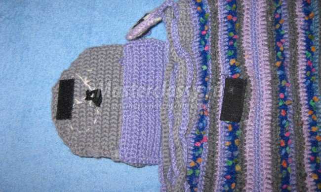 Вязание рюкзака крючком для ребенка