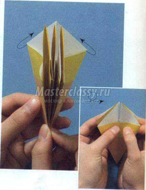 оригами. Улитка кататасумури