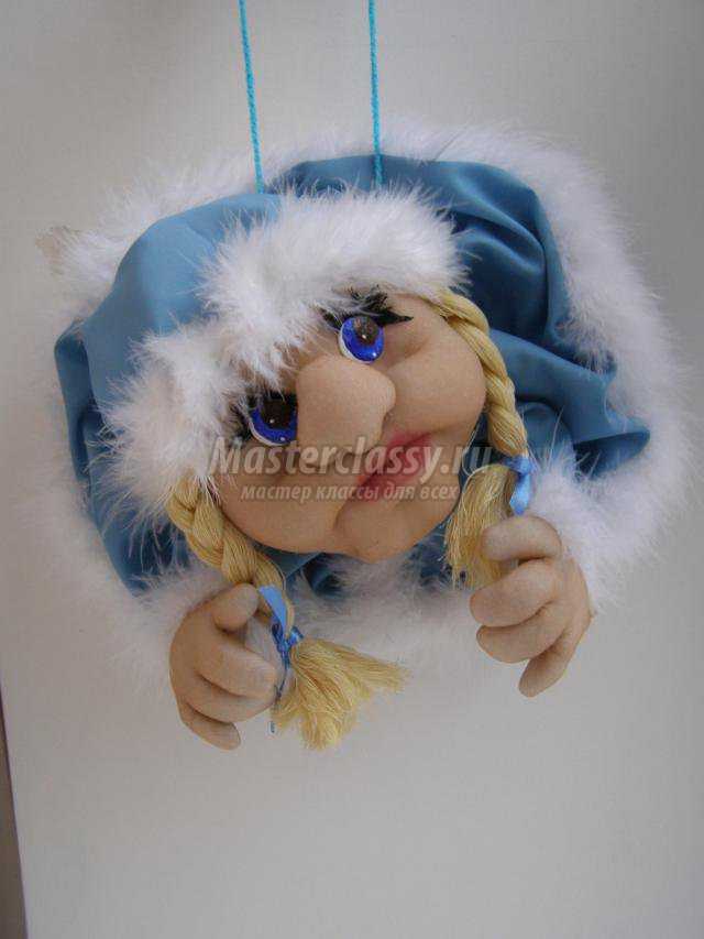 каркасная кукла зима в технике скульптурный текстиль