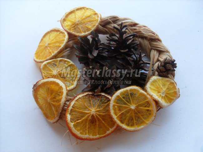 апельсиновый веночек