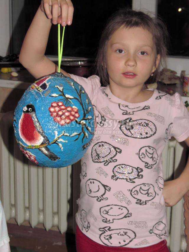 новогодняя роспись воздушного шарика 