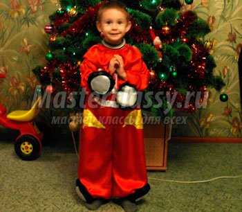 Новогодний костюм Тачки «Молния Маккуин» на ребенка 3 лет. Мастер класс с пошаговыми фото