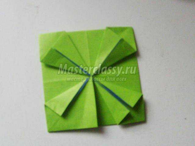 модульное оригами традиционная кусудама ирис