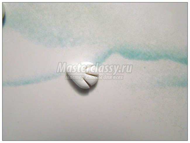 серьги M&M's из запекаемой полимерной глины