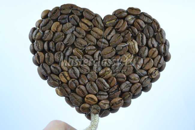 Кофейное дерево своими руками. 2 сердца