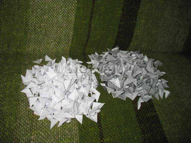 модульное оригами. Ослик ИА